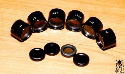 Nahlinsen und Filter